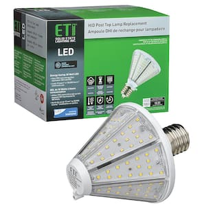 bladerdeeg bewonderen Onderzoek ETi 100-Watt Equivalent Post Top LED Light HID Lamp Replacement EX39 Mog 30- Watt 3900 Lumens 5000K Daylight 62707161 - The Home Depot