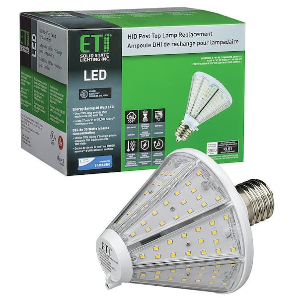 ETi 100-Watt Equivalent Post Top LED Light Lamp Replacement EX39 Mog 3900 Lumens 5000K Daylight 62707161 - The Home Depot