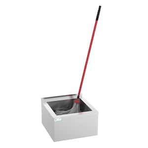 Commercial Floor Mop Sink with Deep Basin 19 in. x 22 in. x 12 in. 18-Gauge 304 Stainless Steel Frame w/ Wall-Mount Clip