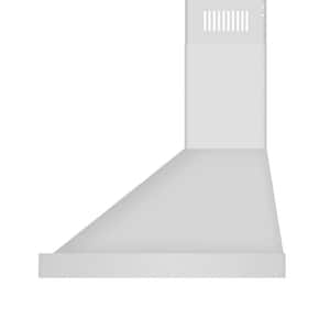 36 in. 380 CFM Wall Mount Range Hood in Stainless Steel with Ducted Exhaust Vent, Soft Touch Controls