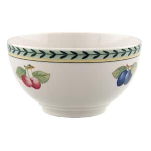 French Garden 14 fl. oz. Multi Colored Porcelain Rice Bowl