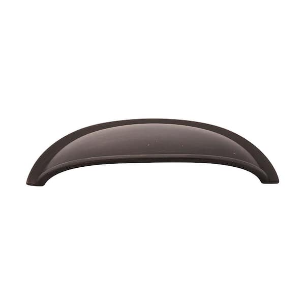 HICKORY HARDWARE Williamsburg Collection Cup 3 in. (76 mm) Center-to-Center Vintage Bronze Cabinet Door and Drawer Pull