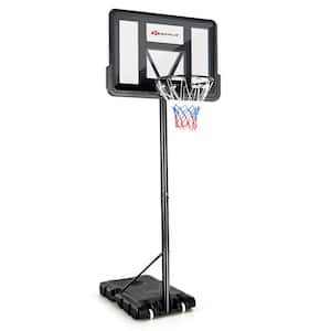 Best Choice Products Kids Height-Adjustable Basketball Hoop, Portable  Backboard System w/ 2 Wheels - White