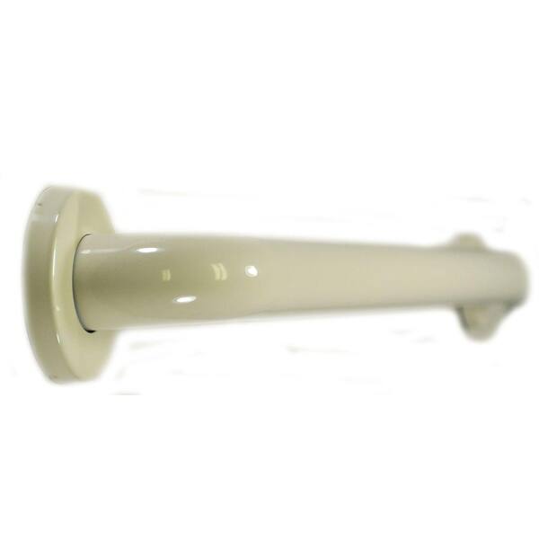 WingIts Premium 48 in. x 1.5 in. Polyester Painted Stainless Steel Grab Bar in Almond (Biscuit) (51 in. Overall Length)