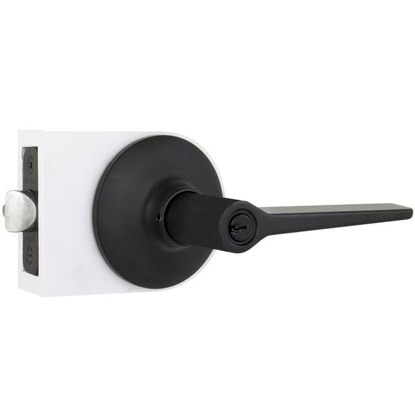 Defiant Freedom Matte Black Keyed Entry Door Handle LEXK00B - The