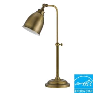 7 in. Antique Bronze Metal Adjustable Pharmacy Table Lamp