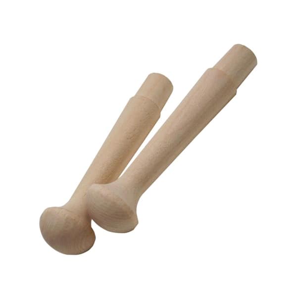  Birch Wood Shaker Pegs 3-1/2–Strong Unfinished Wooden
