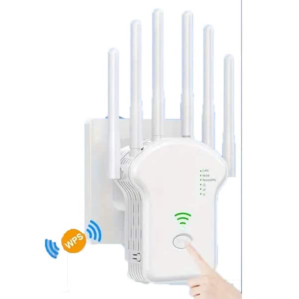 Etokfoks Wireless Router Network Adapter White (1-Pack)