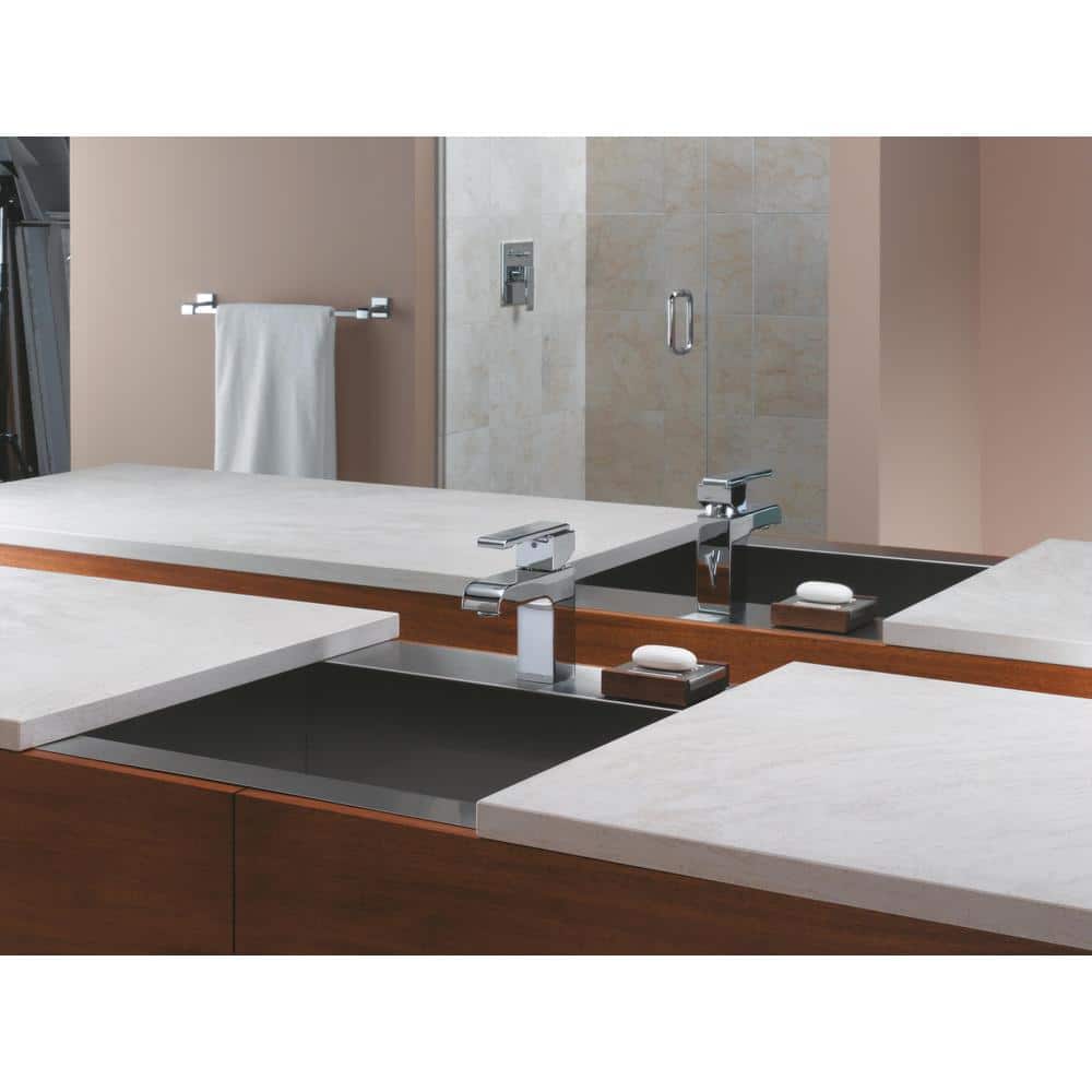 Chrome 18-Inch Wall Mounted Single Towel Bar