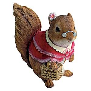 6 in. H Squirrel Grandmother Statue