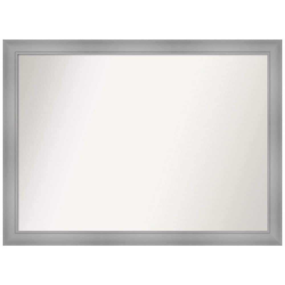 Flair Polished Nickel 42 in. W x 31 in. H Non-Beveled Bathroom Wall Mirror in Silver price history on PriceWatchPro