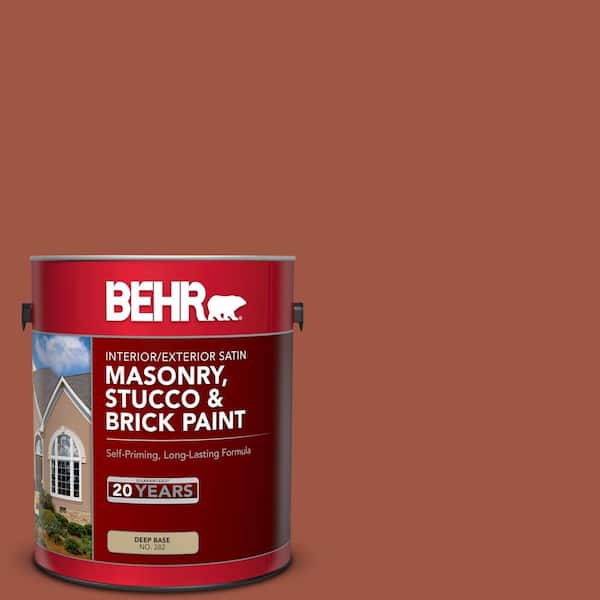 1 gal. #PFC-15 Santa Fe Satin Interior/Exterior Masonry, Stucco and Brick Paint