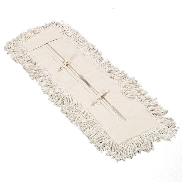 Carlisle 5 in. x 24 in. Dust Mop Refill (12-Pack)