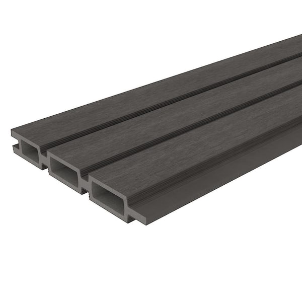 UltraEasy Fencing 6 ft. H x 6 ft. W Argentinian Silver Gray Wood Plastic Composite Fence Panel 1 ft. Sample