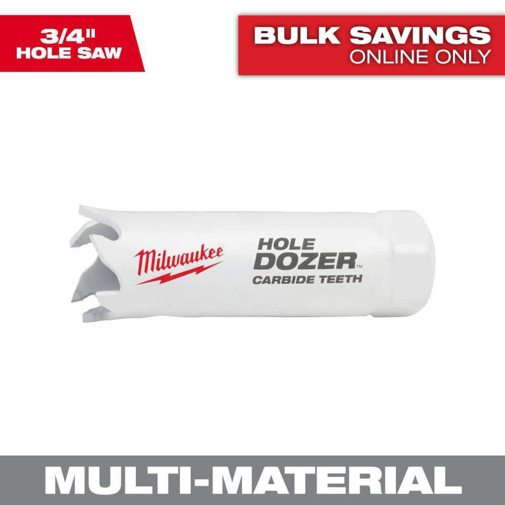 よのすけ Milwaukee 3/4 in. Hole Dozer Carbide Hole Saw 49-56-0702 - The