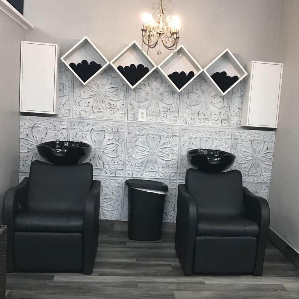 Milan 24'' White Textured PVC Ceiling Tile Set