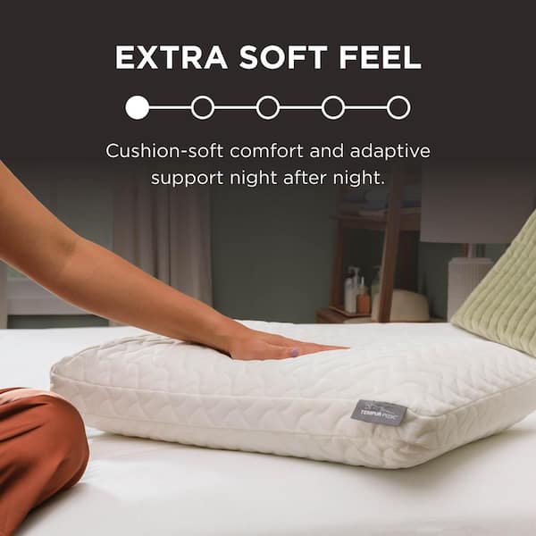 TEMPUR-PEDIC TEMPUR-Cloud Standard Pillow, 2-Pack 154161P4 - The