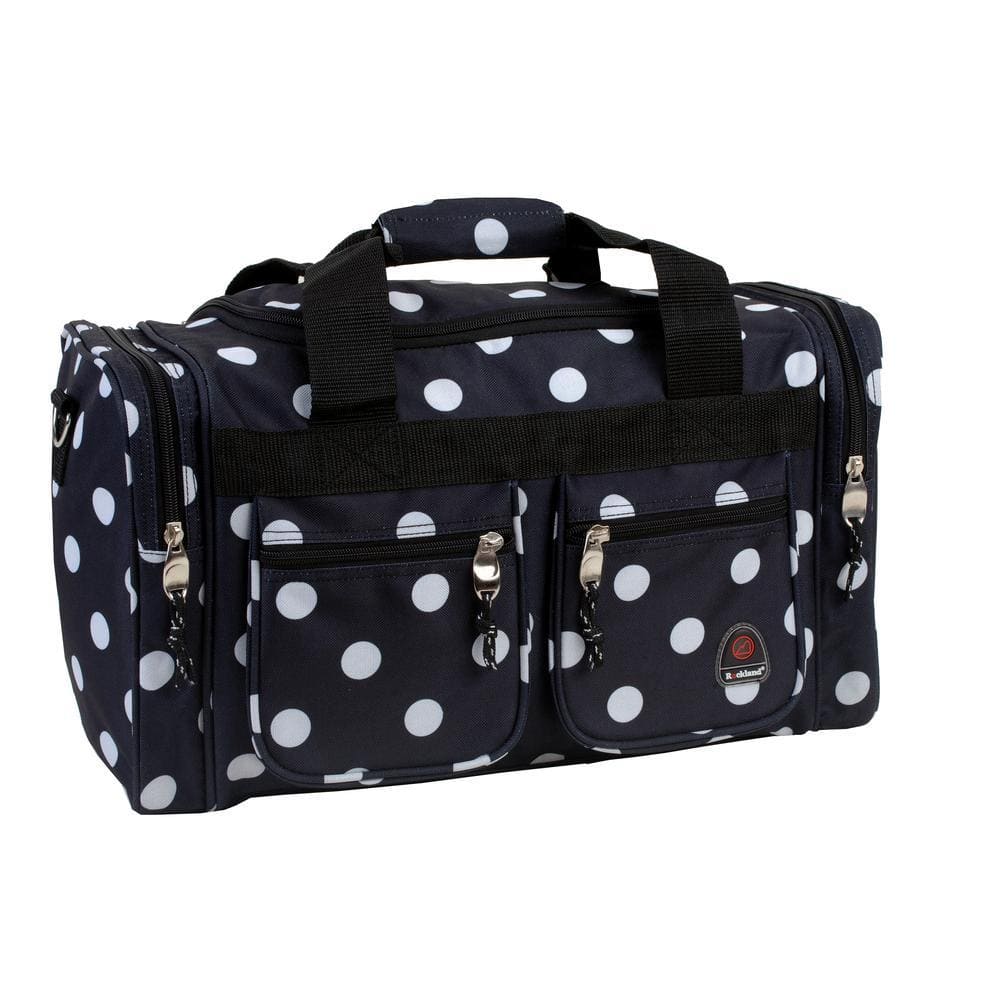 Freestyle 19 in. Tote Bag, Black dot