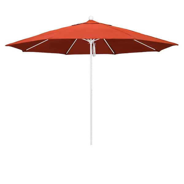 11 round offset patio umbrella with base OLILAWN 11FT Cantilever Umbrella with Base，Outdoor Large Round Aluminum Offset  Umbrella for Patio Garden Deck Pool, OL-HT030