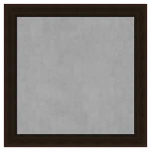 Espresso Brown 14 in. x 14 in. Framed Magnetic Board