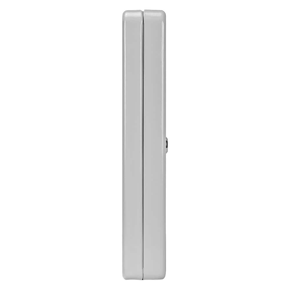 Gray Steel 40-Key Lock Box with Green Tags