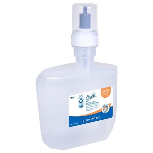 Scott Unscented Antibacterial Foam Skin Cleanser Soap