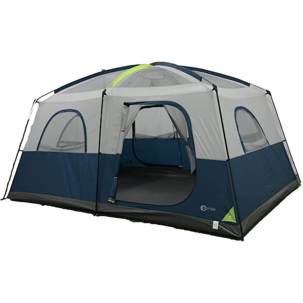 9 Person Instant Cabin Tent with Full Rainfly 14' x 9