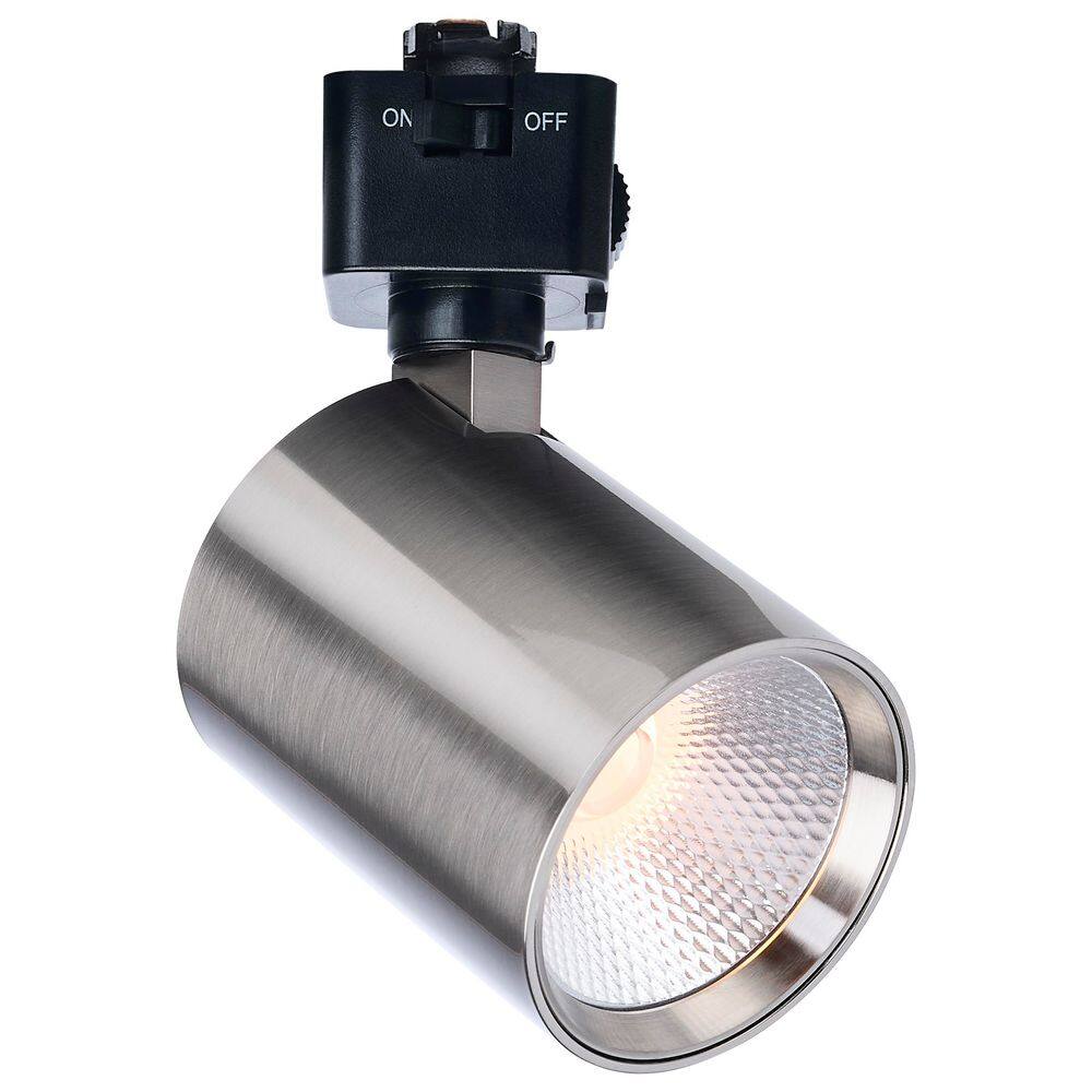 Brushed Nickel Integrated LED Fixed Track 36-Degree Beam Spread J-Style Cylinder Head price history on PriceWatchPro