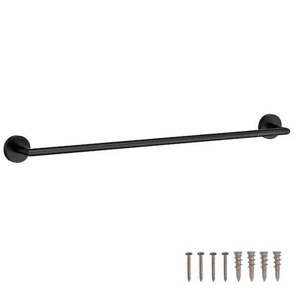 Design House Graz Park 1-Piece Bath Hardware Set with Mounting Hardware with Wall Mount in Matte Black