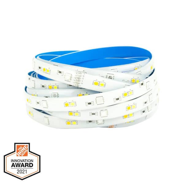 EcoSmart 16 ft. Smart RGB and Tunable White Tape Light Powered by Hubspace