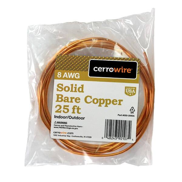thumbnail interactive-video image 1 of 18 AWG Solid Bare Copper Ground Wire - 250ft Reel, Made In USA, For Jewelry Crafts & Grounding 1 of 3
