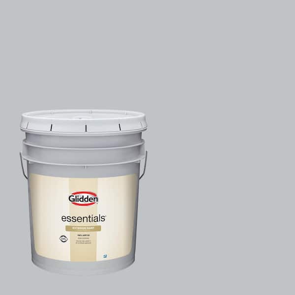Glidden Essentials 5 gal. PPG0993-2 Train Flat Exterior Paint