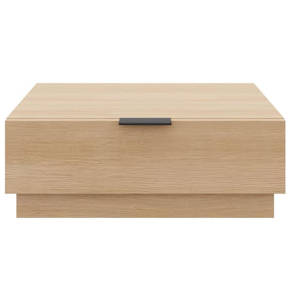 Satori Natural Blonde Oak 1-Drawer Nightstand, Set of 2