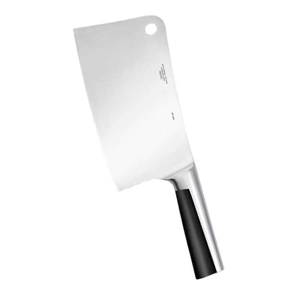 7 in. Meat Cleaver Butcher Knife, German High Carbon Steel, Heavy Duty Bone Chopper for Meat and Vegetables (1 Piece)