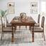 Halseey Walnut Rectangle Wood Rectangle 62 in. 4-L - rated 3.75 stars from 4 reviews