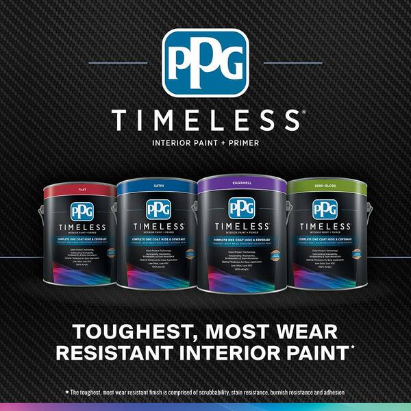 Glidden Diamond - 1 gal. #HDPPGCN30 Raindrop White Eggshell Interior One-Coat Paint with Primer