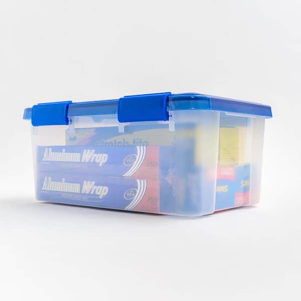 19 Qt./5 Gal. WeatherPro Clear Plastic Storage Tote