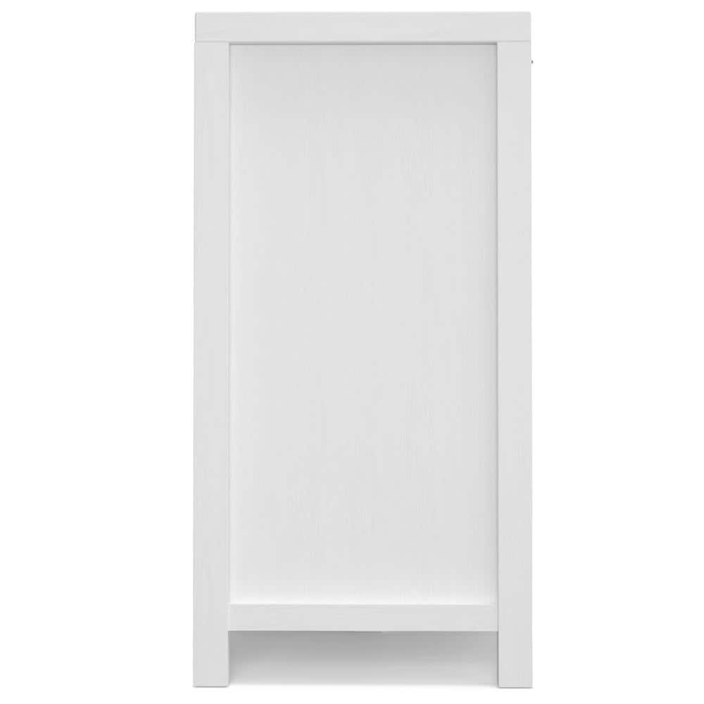 Hollander White Solid Wood Adjustable Sideboard Buffet