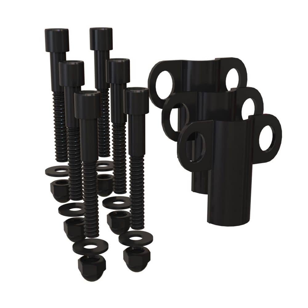 Deco Grid Black Coated Mounting Steel Bracket Kit price history on PriceWatchPro