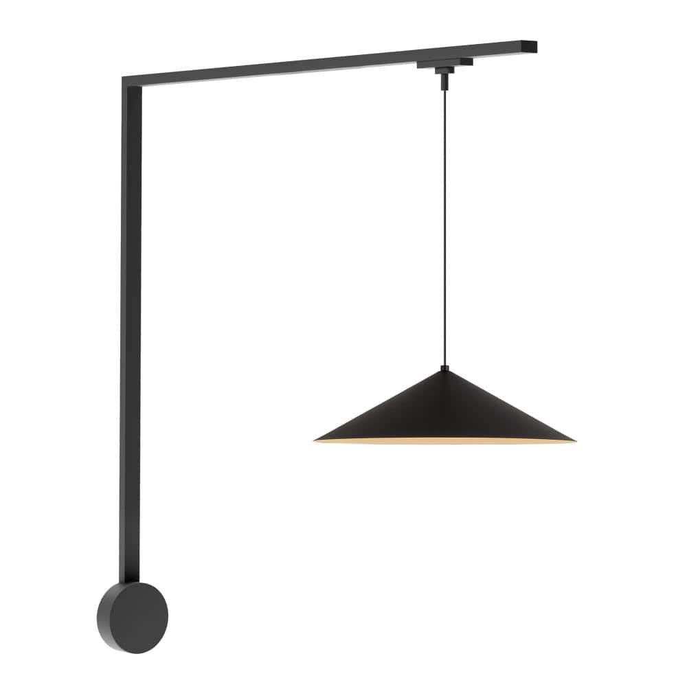 Luiz 1 Light Black dimmable 4000K LED Trilo Track Wall Kit price history on PriceWatchPro