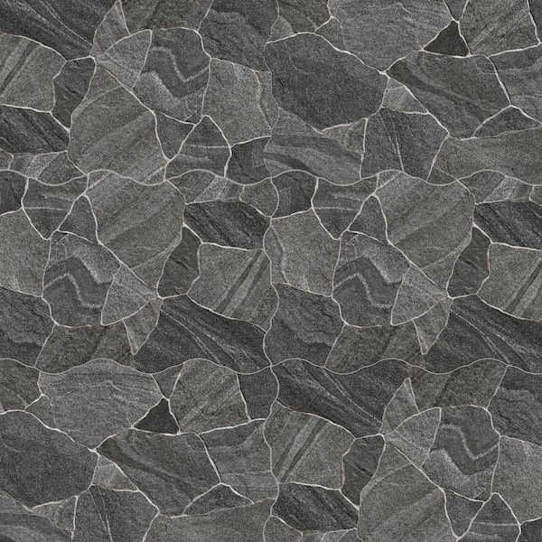 MSI Mauna Loa Lave 17 in. x 26 in. Matte Porcelain Stone Look Floor and Wall Tile (12.28 sq. ft./Case)