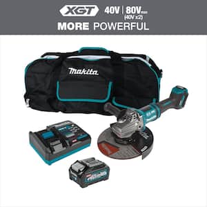 40V Max XGT Brushless Cordless 7 in./9 in. Paddle Switch Angle Grinder Kit with Electric Brake, AWS Capable (4.0Ah)