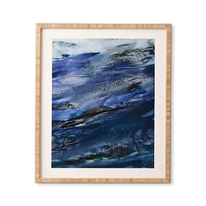 Iris Lehnhardt Floating Blues Framed Abstract Wall Art Print 19 in. x 22.4 in.