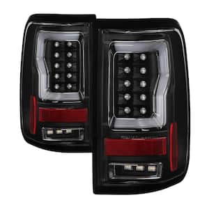 Ford F150 Styleside 04-08 (Not Fit Heritage & SVT) Version 2 Light Bar LED Tail Lights - Black