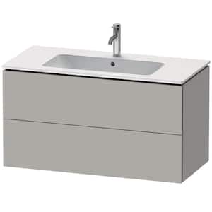 L-Cube 18.88 in. W x 40.13 in. D x 21.63 in. H Bath Vanity Cabinet without Top in Concrete Gray