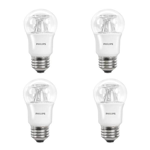 Philips 40-Watt Equivalent A15 Dimmable LED Light Bulb Soft White Fan with Warm Glow Light Effect (E)* (4-Pack)