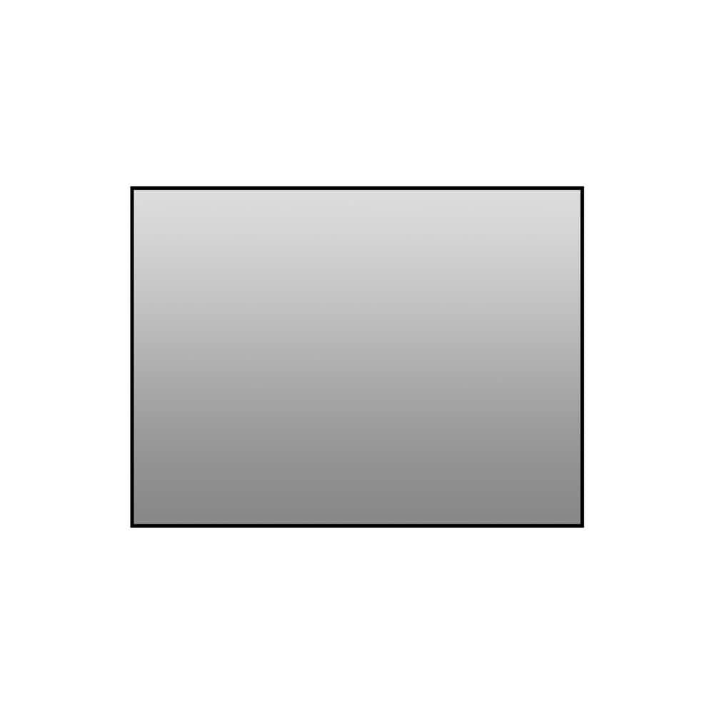 32 in. W x 24 in. H Rectangular Framed Wall Bathroom Vanity Mirror in Black, Rust-resistant and Waterprooof price history on PriceWatchPro