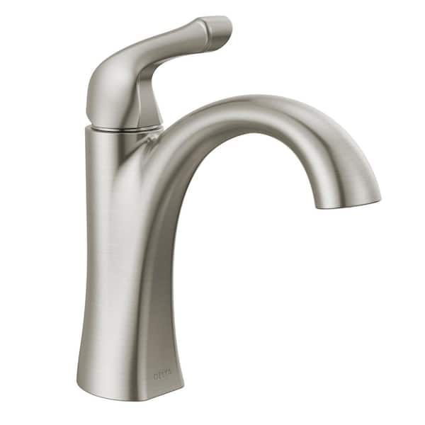 Delta 15840Lf Arvo 1.2 GPM Single Hole Bathroom Faucet - Nickel