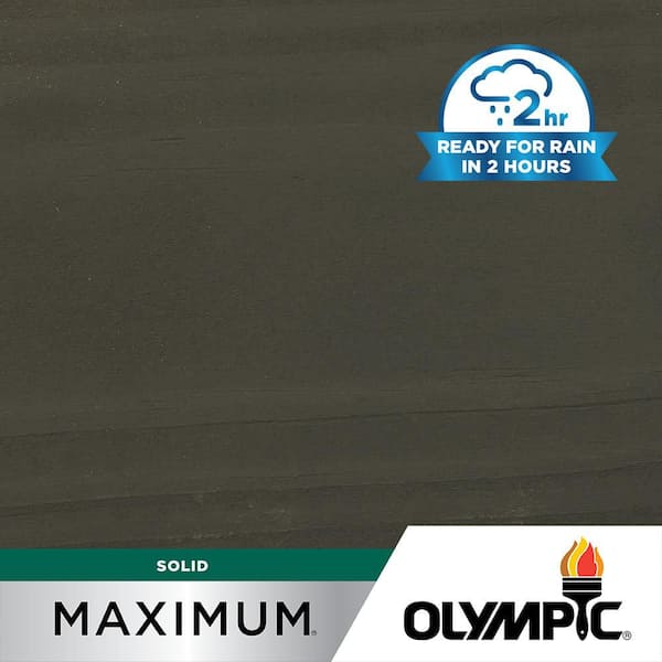 Olympic Maximum 1 gal. SC-1021 Corundum Solid Color Exterior Stain and Sealer in One
