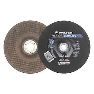 Stainless 9 in. x 7/8 in. Arbor x 1/8 in. T27S A-30-SS Combo Grinding Wheel for Stainless (25-Pack)